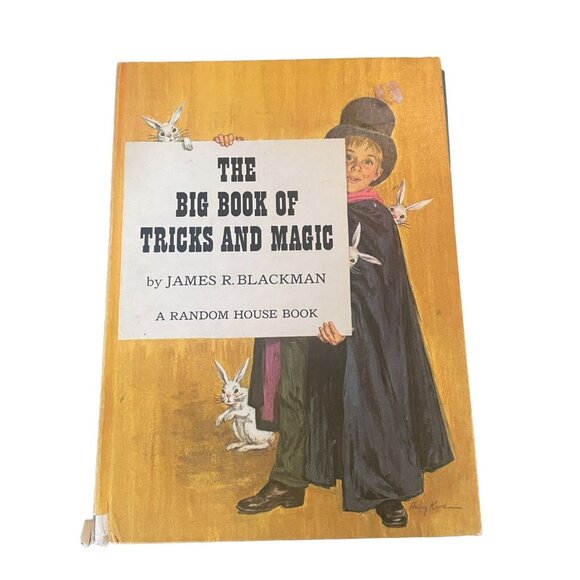Vintage The Big Book of Tricks and Magic by James R. Blackman 1962 Hardcover - Picture 1 of 10